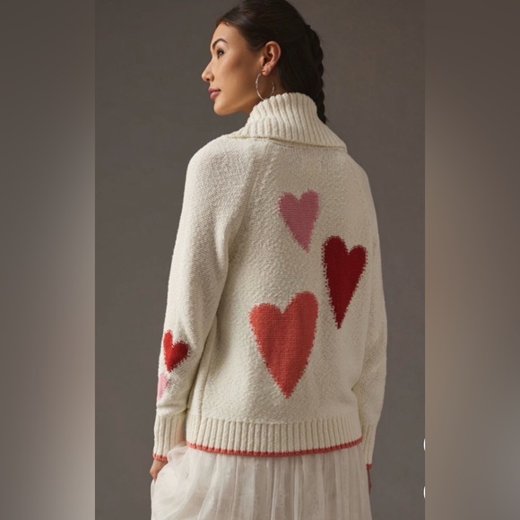Maeve Sweaters - NWOT Maeve Hearts Cardigan ❤️
